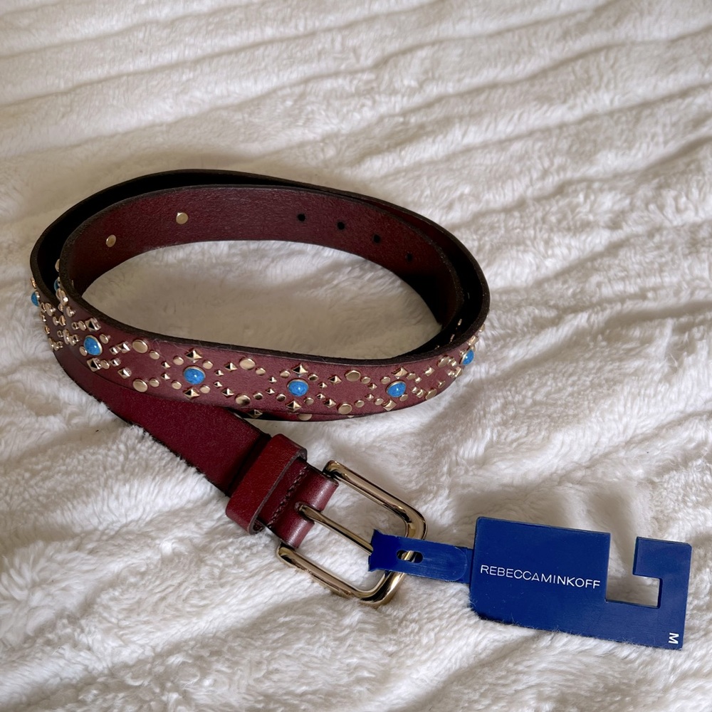 NWT Rebecca Minkoff leather belt size M